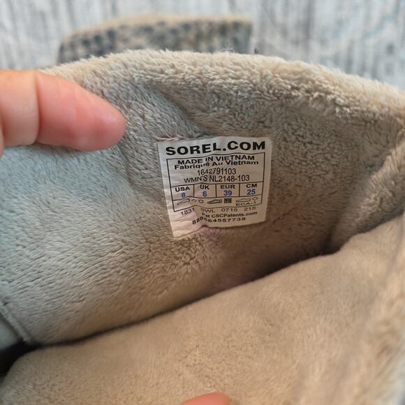 Sorel | Shoes | Sorel Newbie Booties Boots Winter Insulated  Sorel Newbie Booties Boots Winter Insulated Faux Fur Suede Cream Womens Sz 8